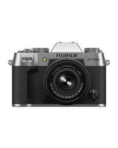Fujifilm X-T50 Digital Mirrorless Camera with XC 15-45mm Lens - Silver