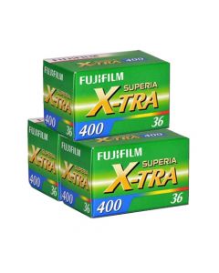 Fujifilm Superia X-Tra ISO 400 Colour 36 Exposure 35mm Film - 3 Pack
