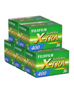 Fujifilm Superia X-Tra ISO 400 Colour 36 Exposure 35mm Film - 5 Pack