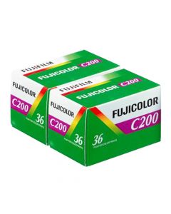 Fujifilm Fujicolor C200 Colour 36 Exposure 35mm Film - 2 Pack
