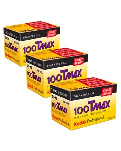 Kodak T-Max 100 Black & White 36exp 35mm Film 3 pack
