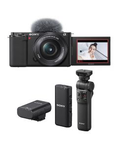 Sony Alpha ZV-E10 Digital Camera Vlogging Bundle with 16-50mm Lens