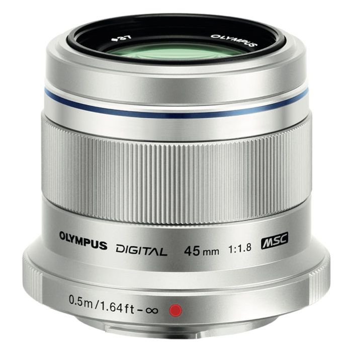 Olympus 45mm f1.8 M.Zuiko Digital Lens - Silver | Camera Centre UK