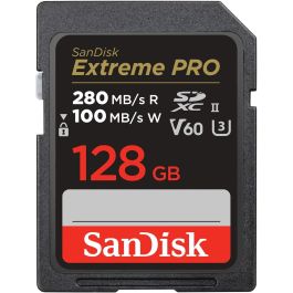 SanDisk Extreme PRO CF express 128GB　② SanDisk Extreme PRO 128GB 280MB/s UHS-II V60 SDXC Memory Card