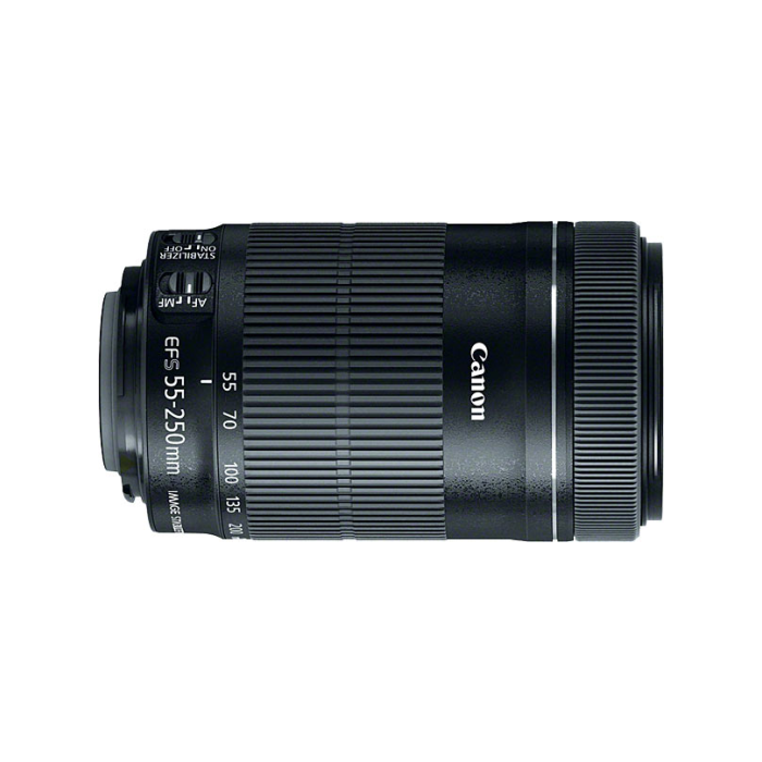 Canon EFS 55-250mm F4-5.6 IS STM 望遠レンズ - レンズ(ズーム)